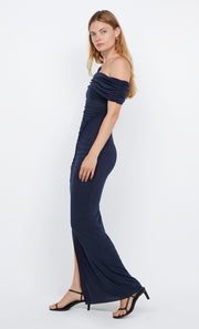IMOGEN ASYM MAXI DRESS - INK