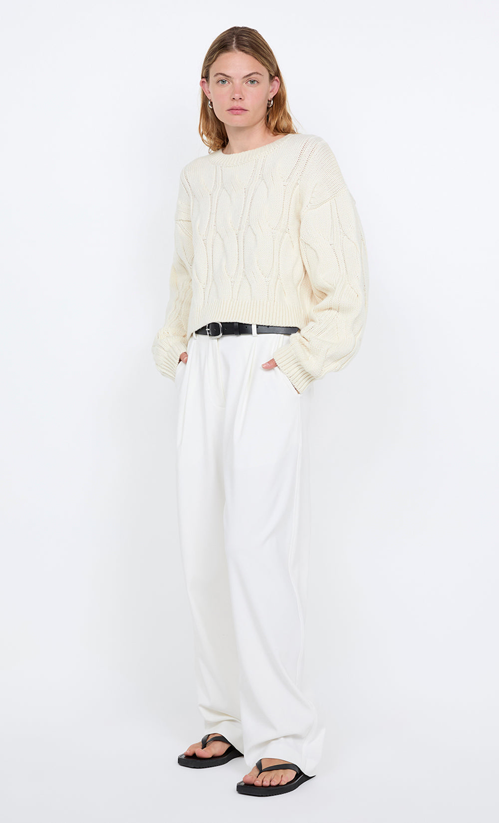 JACI PANT - WHITE