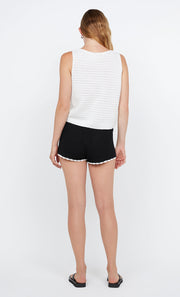 RAVYN SHORT - BLACK/WHITE