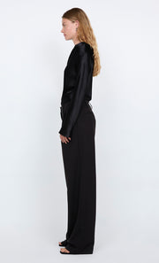 CARMELA ASYM TOP - BLACK