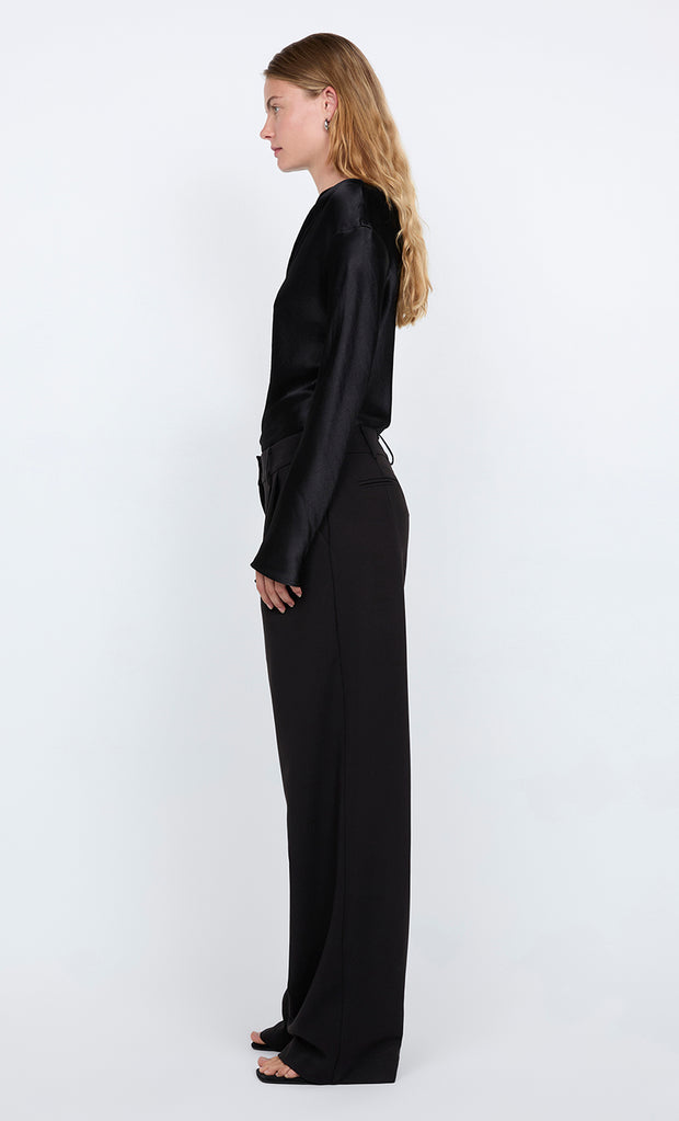 CARMELA ASYM TOP - BLACK