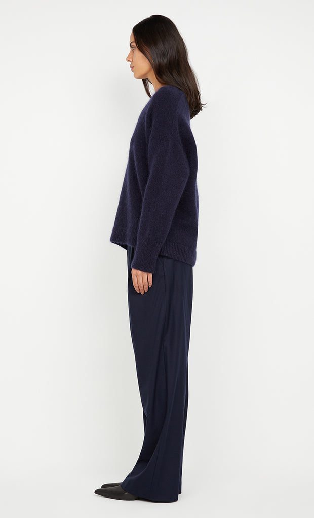 CAMPBELL V NECK JUMPER - INK