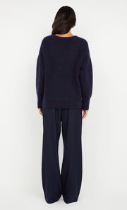 CAMPBELL V NECK JUMPER - INK