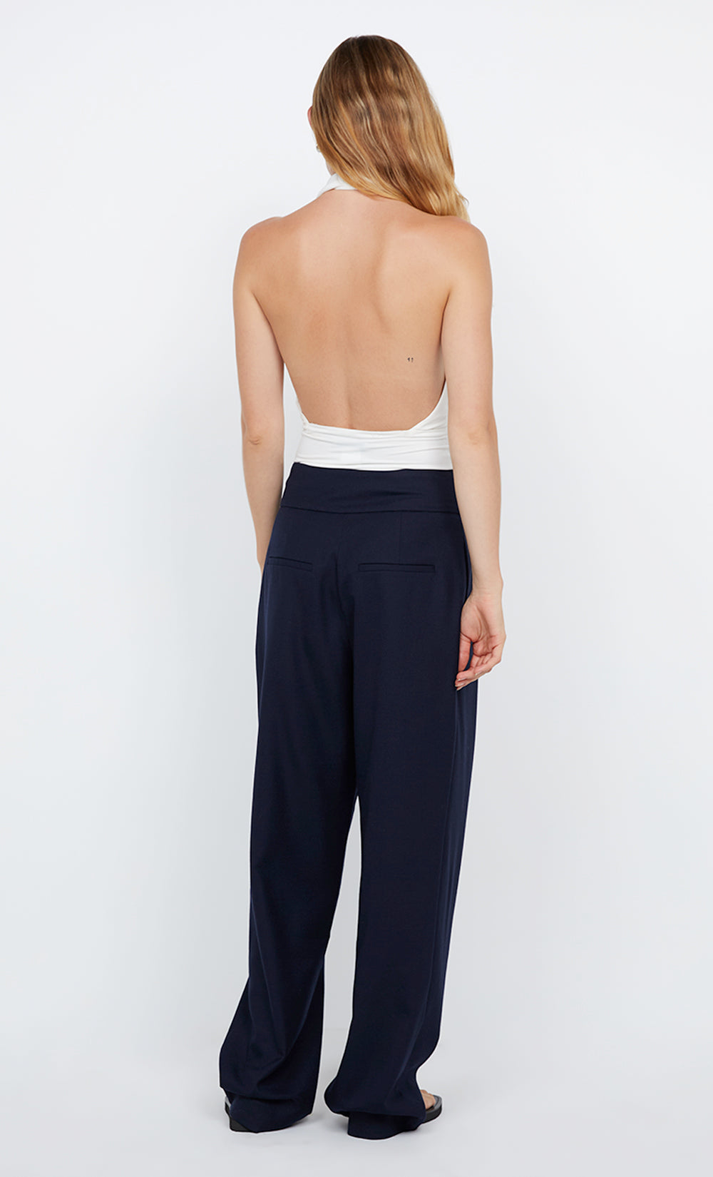 SONNIE HALTER TOP - WHITE