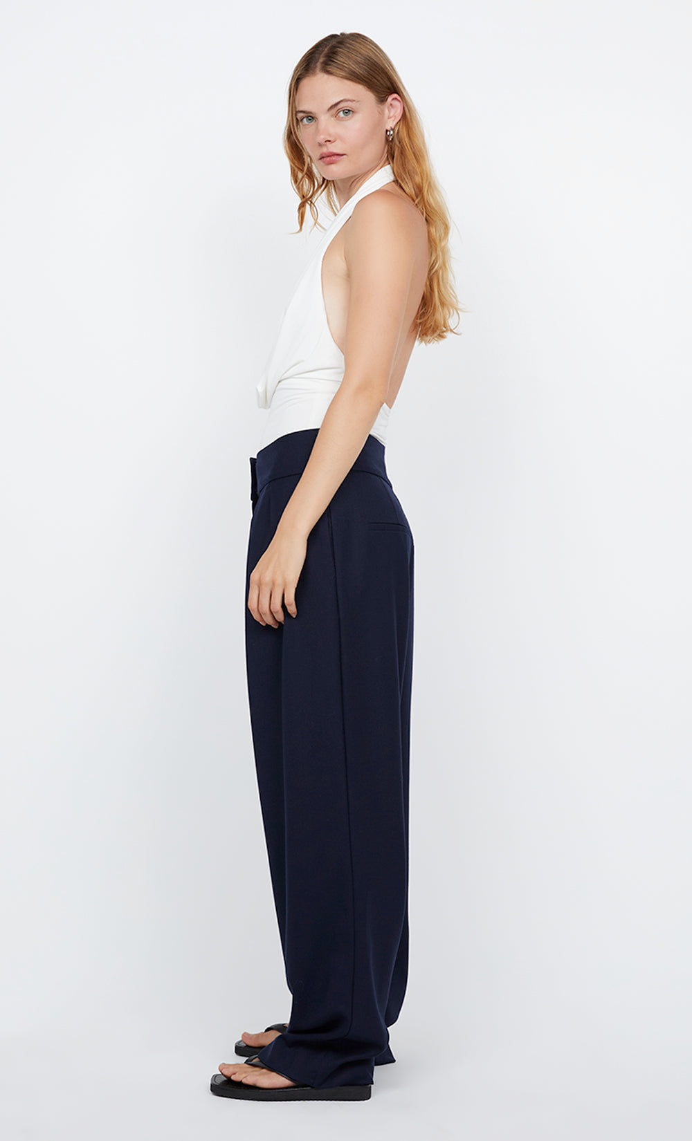 SONNIE HALTER TOP - WHITE