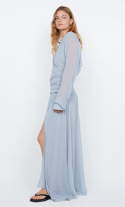 AURELIA MAXI SKIRT - CLOUD BLUE