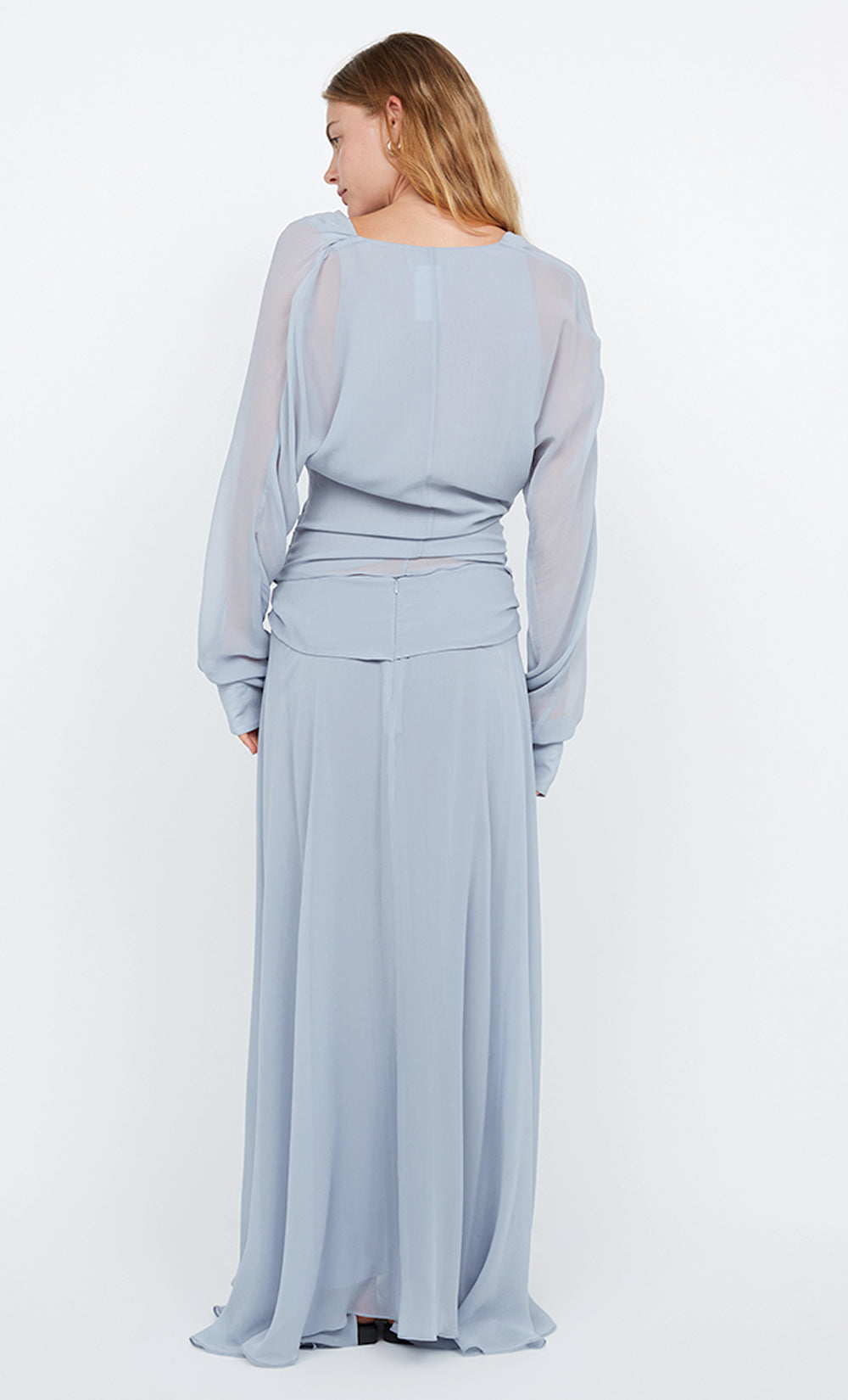 AURELIA MAXI SKIRT - CLOUD BLUE