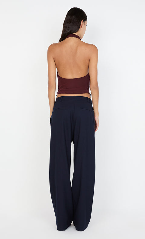 CELYSE HALTER TOP - PLUM