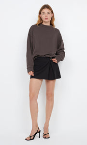 CARLSON MINI SKIRT - BLACK