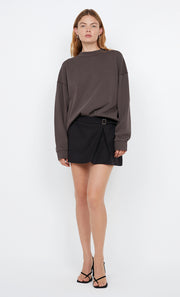 CARLSON MINI SKIRT - BLACK
