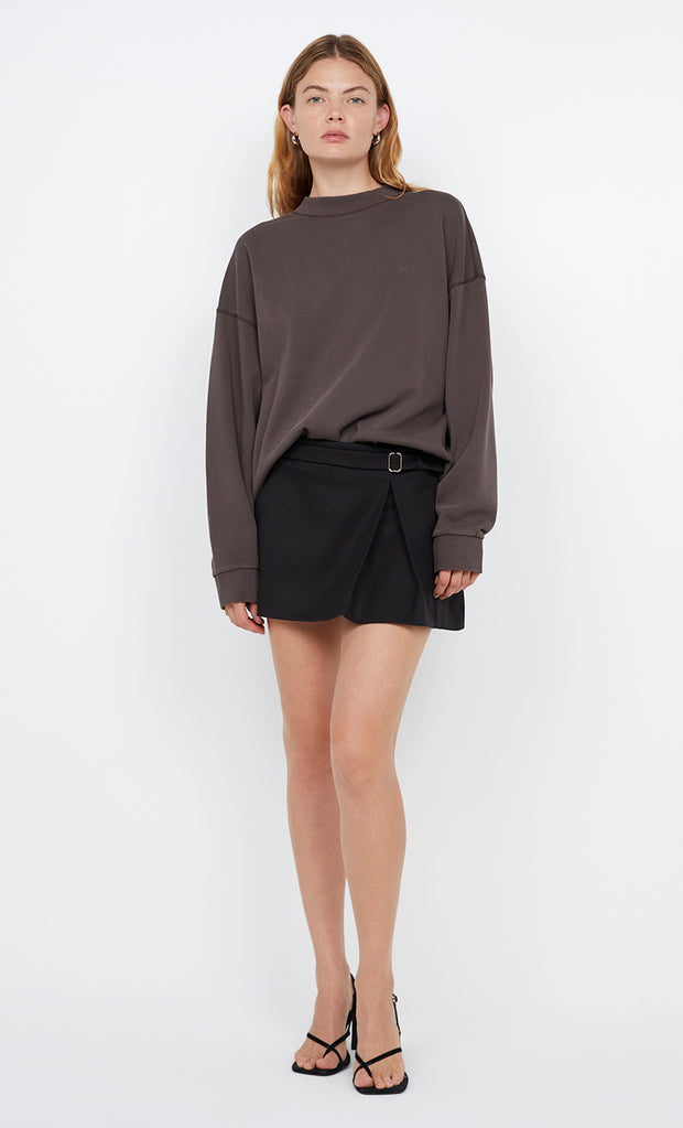 CARLSON MINI SKIRT - BLACK