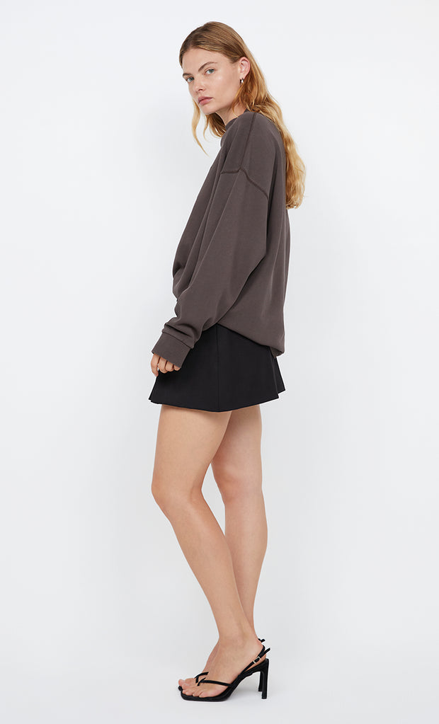 CARLSON MINI SKIRT - BLACK