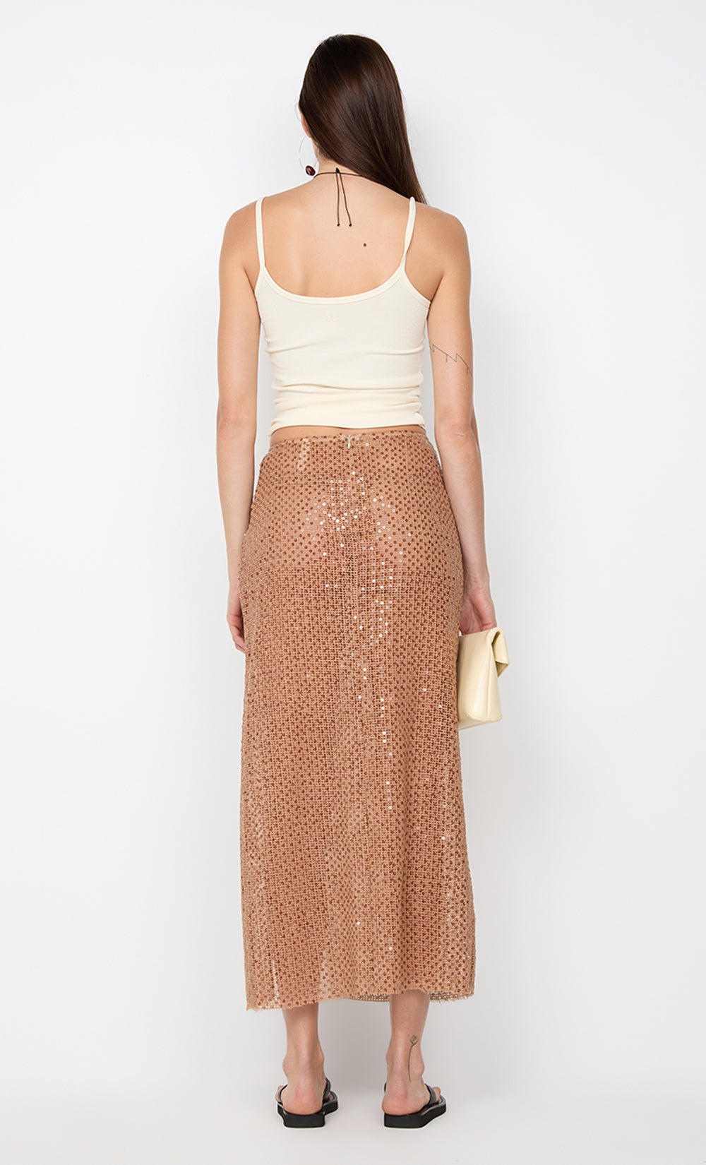 MARGOT MAXI SKIRT - CAMEL