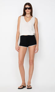RAVYN V NECK VEST - WHITE