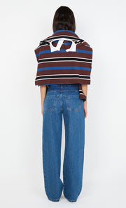 LUCIEN CONTRAST JEAN - INDIGO/WASHED DENIM