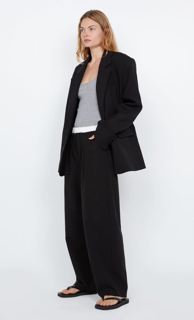 DOMINIK BOXER PANT - BLACK/WHITE