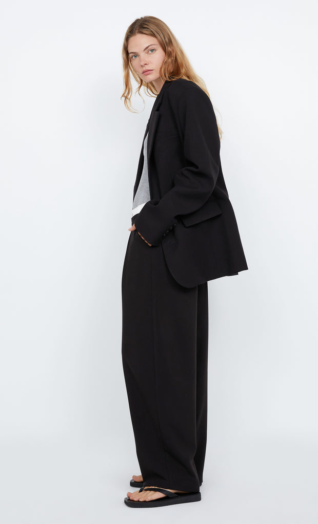 DOMINIK BOXER PANT - BLACK/WHITE