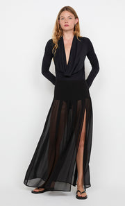FILIPPA MAXI SKIRT - BLACK