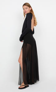 FILIPPA MAXI SKIRT - BLACK