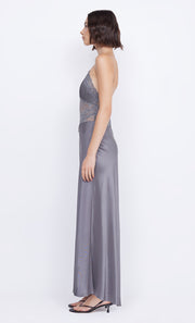 Amoras Maxi Dress in Grey with lace by Bec + Bridge