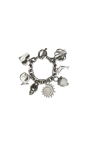 AQUATA CHARM BRACELET - SILVER