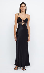 ASHTON CUT OUT MAXI DRESS - BLACK