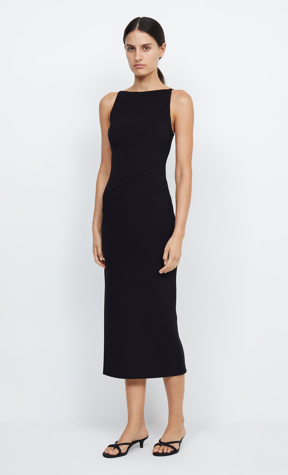Be Mine Tuck Dress in Black - BEC + BRIDGE BEC + BRIDGE US Be Mine Tuck Dress in Black - BEC + BRIDGE BEC + BRIDGE US