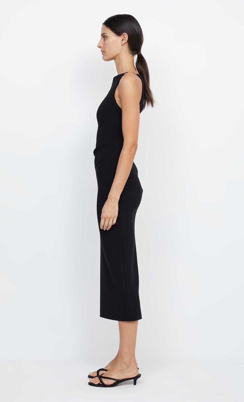 Be Mine Tuck Dress in Black - BEC + BRIDGE BEC + BRIDGE US Be Mine Tuck Dress in Black - BEC + BRIDGE BEC + BRIDGE US