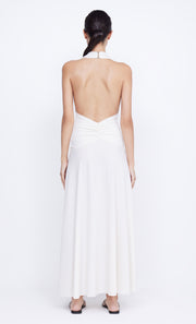 Blanche Halter Maxi Dress in Ivory White by Bec + Bridge
