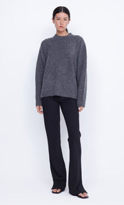 Brice Knit Jumper in Charcoal by BEC + BRIDGE