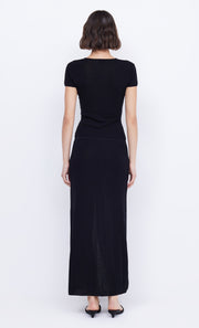 CASPIAN KNIT TOP - BLACK