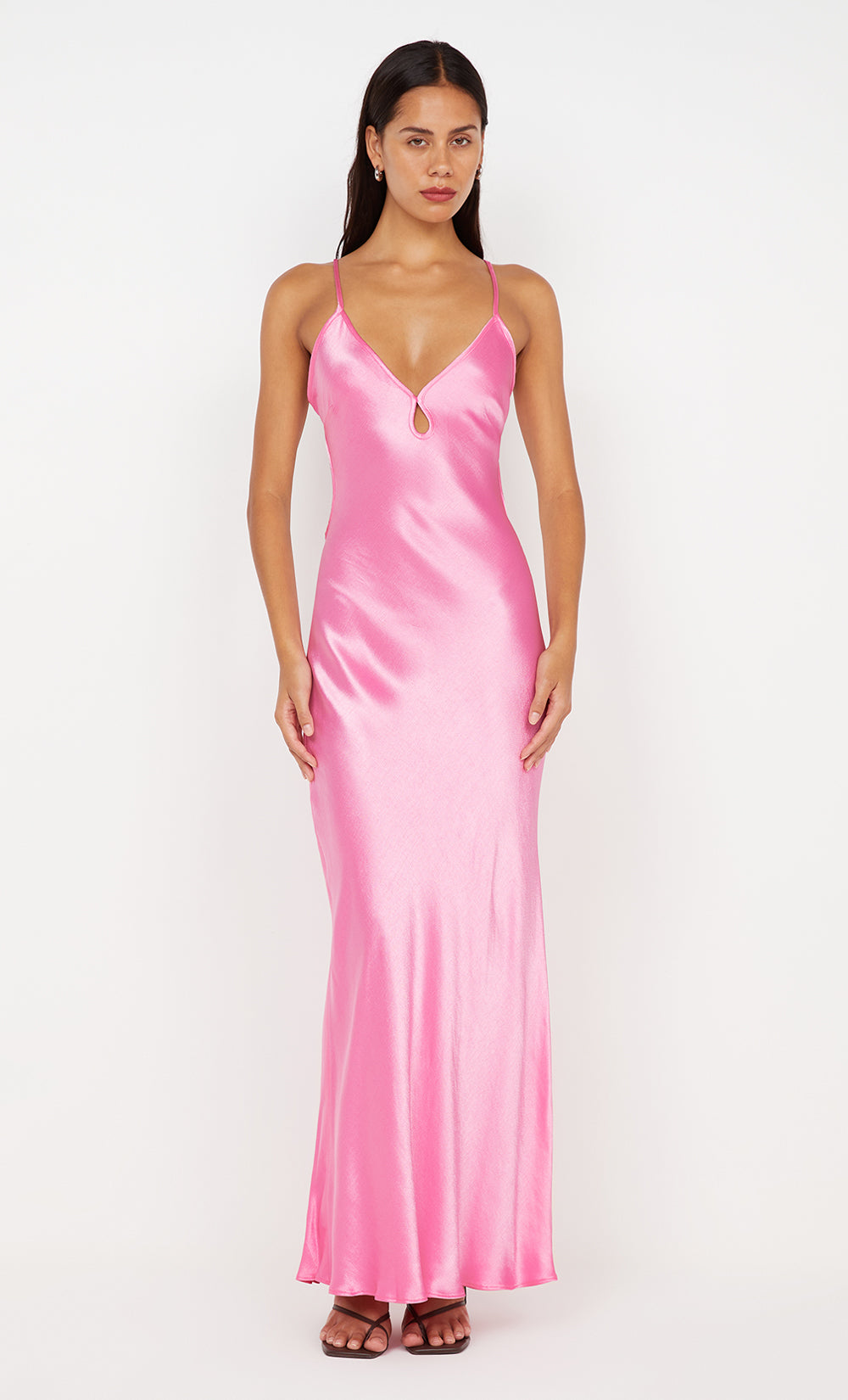 ethical pink maxi dress Cedar City in Candy MD073V-1268S07100VP73 Make a statement with Every piece from H&M Color:Wedgewood