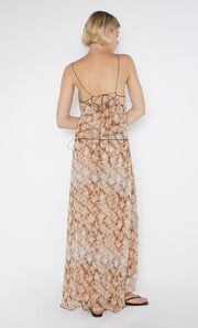 Ciel Wrap Maxi Dress in Geo Shibori by Bec  + Bridge