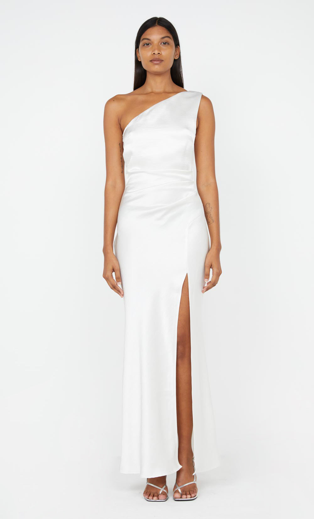 The Dreamer Asym Dress in Ivory
