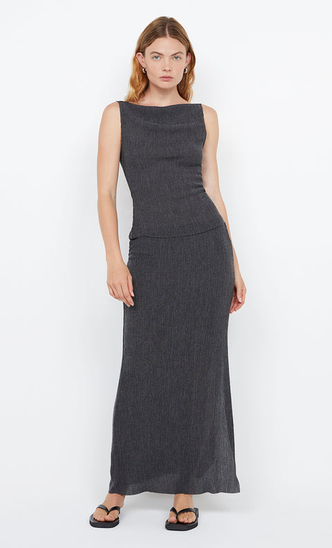 Elena Maxi Skirt in Charcoal by Bec + Bridge