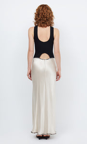 EMA MAXI DRESS - SAND/BLACK