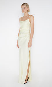 Emilia Scoop Neck Maxi Dress in Ice Yellow by Bec + Bridge