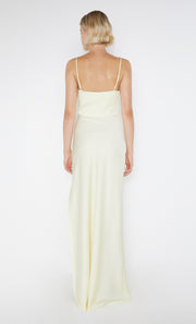 Emilia Scoop Neck Maxi Dress in Ice Yellow by Bec + Bridge