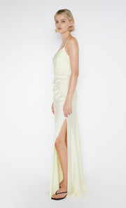 Emilia Scoop Neck Maxi Dress in Ice Yellow by Bec + Bridge