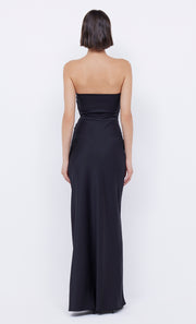 Emilia Strapless Dress with cut out in Black by Bec + Bridge