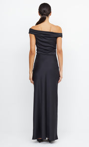 Eternity Off Shoulder Bridesmaid Formal Dress in Black by Bec + Bridge