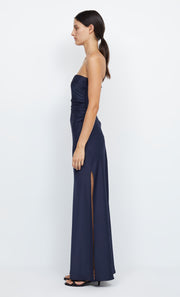 Eternity Strapless Maxi Bridesmaid Prom Dress in Navy Ink by Bec + Bridge