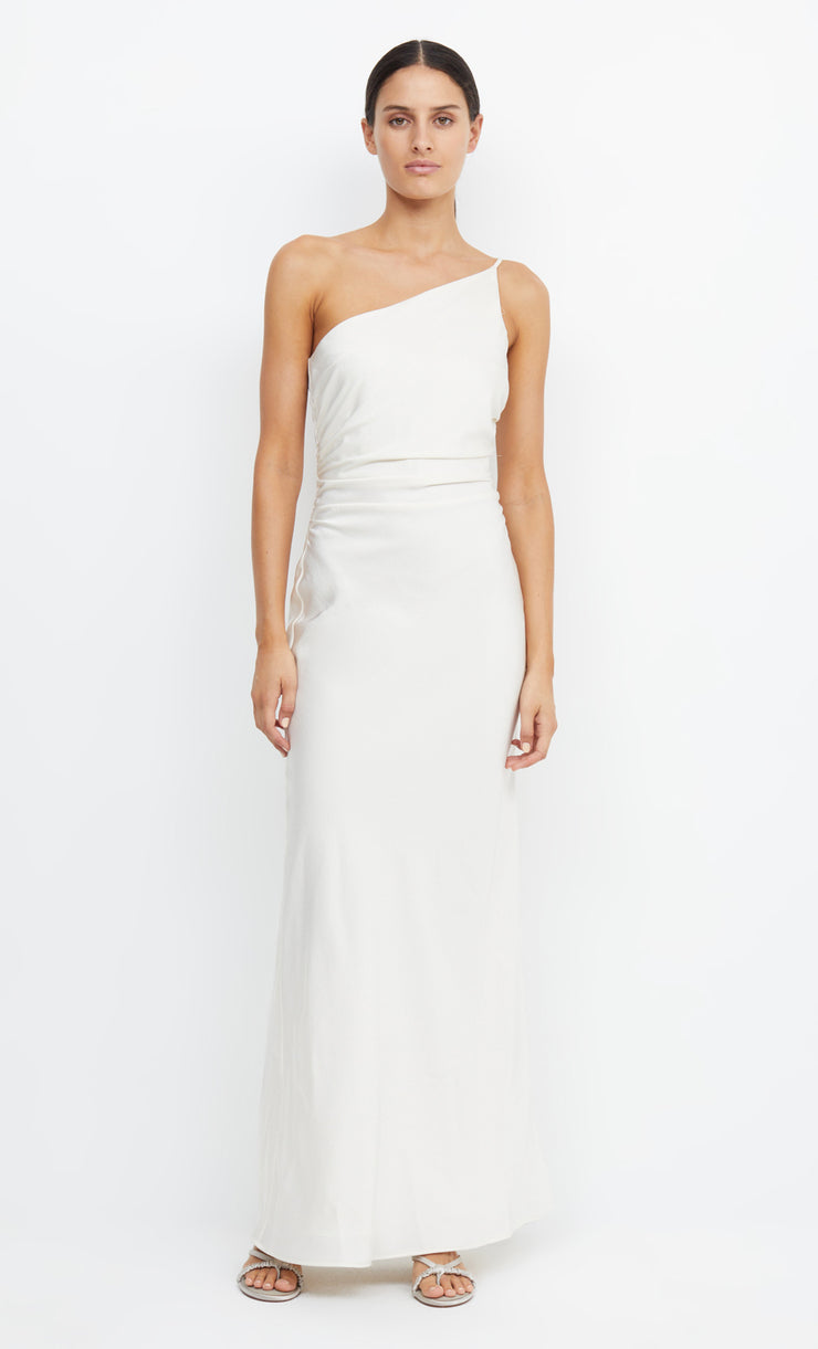 eternity asym maxi dress cream 380.00