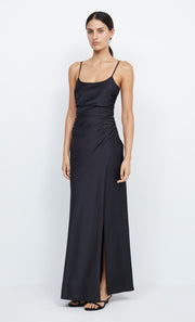 Eternity Scoop Neck Formal Prom Bridesmaid Dress in Black by Bec + Bridge