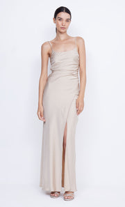 Eternity Scoop Neck Maxi Bridesmaid Dress in Sand by Bec + Bridge