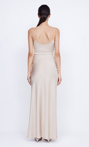 Eternity Scoop Neck Maxi Bridesmaid Dress in Sand by Bec + Bridge