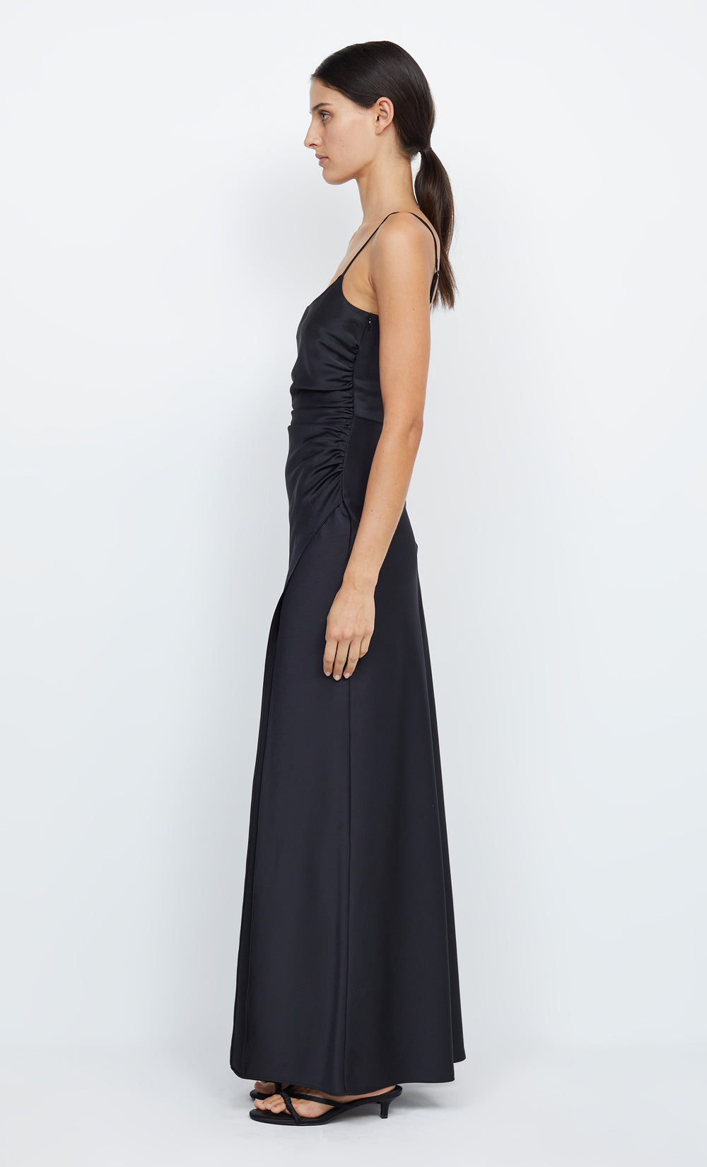 Eternity Scoop Neck Formal Prom Bridesmaid Dress in Black by Bec + Bridge