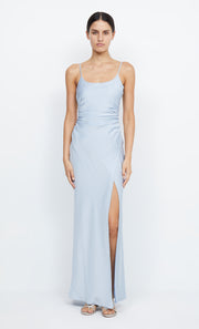 Eternity Scoop Neck Maxi Bridesmaid Dress in Dusty Blue by Bec + Bridge