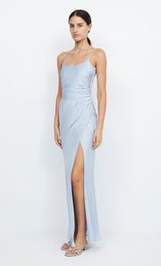 Eternity Scoop Neck Maxi Bridesmaid Dress in Dusty Blue by Bec + Bridge