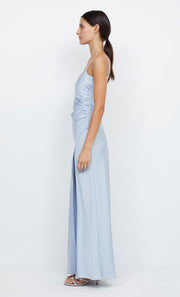 Eternity Scoop Neck Maxi Bridesmaid Dress in Dusty Blue by Bec + Bridge